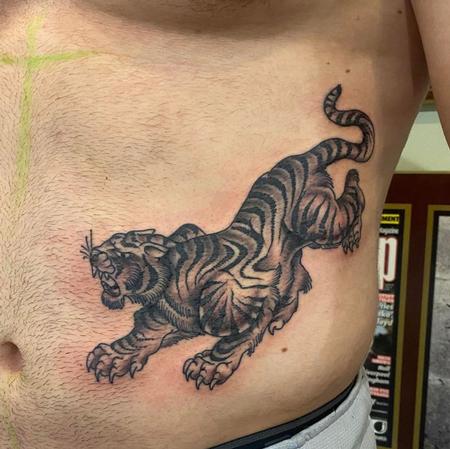 Shane H - Tiger on Stomach #2